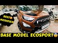 FORD ECOSPORT BASE MODEL FULLY MODIFIED | STARLIGHT | 2 SUBWOOFER | ECOSPORT MODIFIED | Rahul Singh