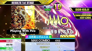[DDR A3] Playing With Fire [Single-EXPERT] 999,850 PFC by DDR-KOJI