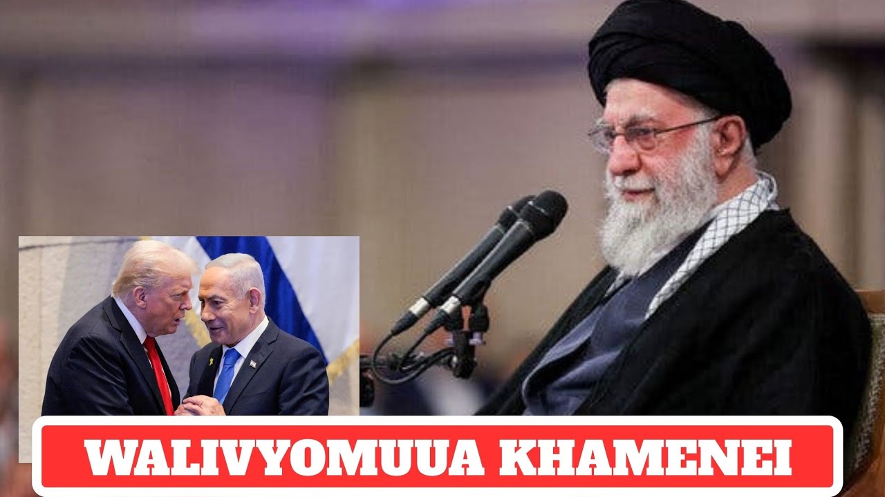 KIFO cha KHAMENEI: RAIS TRUMP ATANGAZA KUSHIRIKIANA na ISRAEL KUMUUA KIONGOZI MKUU WA IRAN