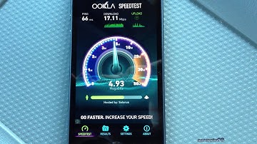 Sprint 4G LTE Speed Test on an iPhone 5S