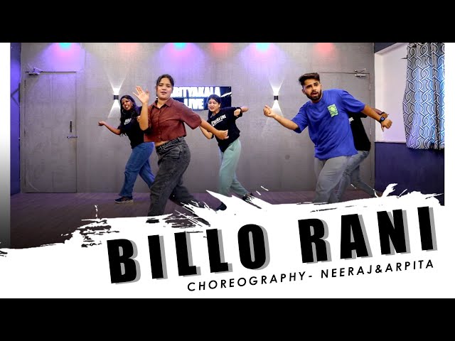 Billo Rani Dance Video | Basic Dance Choreography | Dance Cover | Neeraj&arpita | Nrityakala Live class=