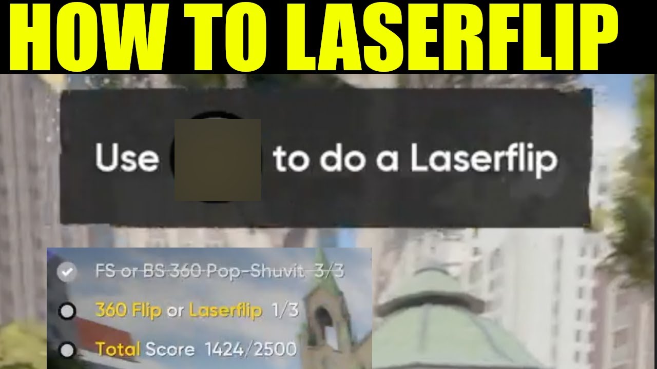 skate 4 - How to 360 flip or laser flip | park practicum goals guide