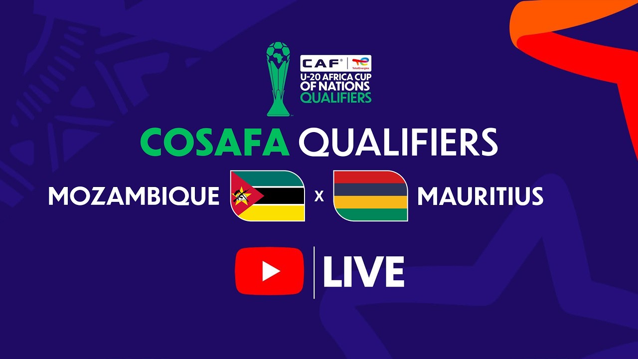 Mozambique vs Mauritius | #TotalEnergiesAFCONU20 COSAFA Qualifiers