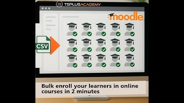 How to Bulk Enroll Users in Moodle | TSplus Academy Tutorial