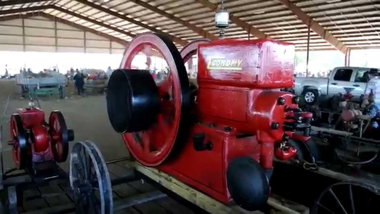 7hp Antique Hit & Miss Engine Running - YouTube