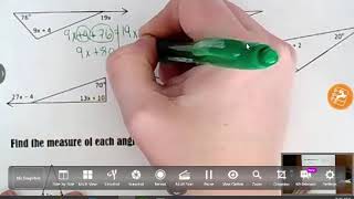 Paper Find the Measure of Each Angle Indicated