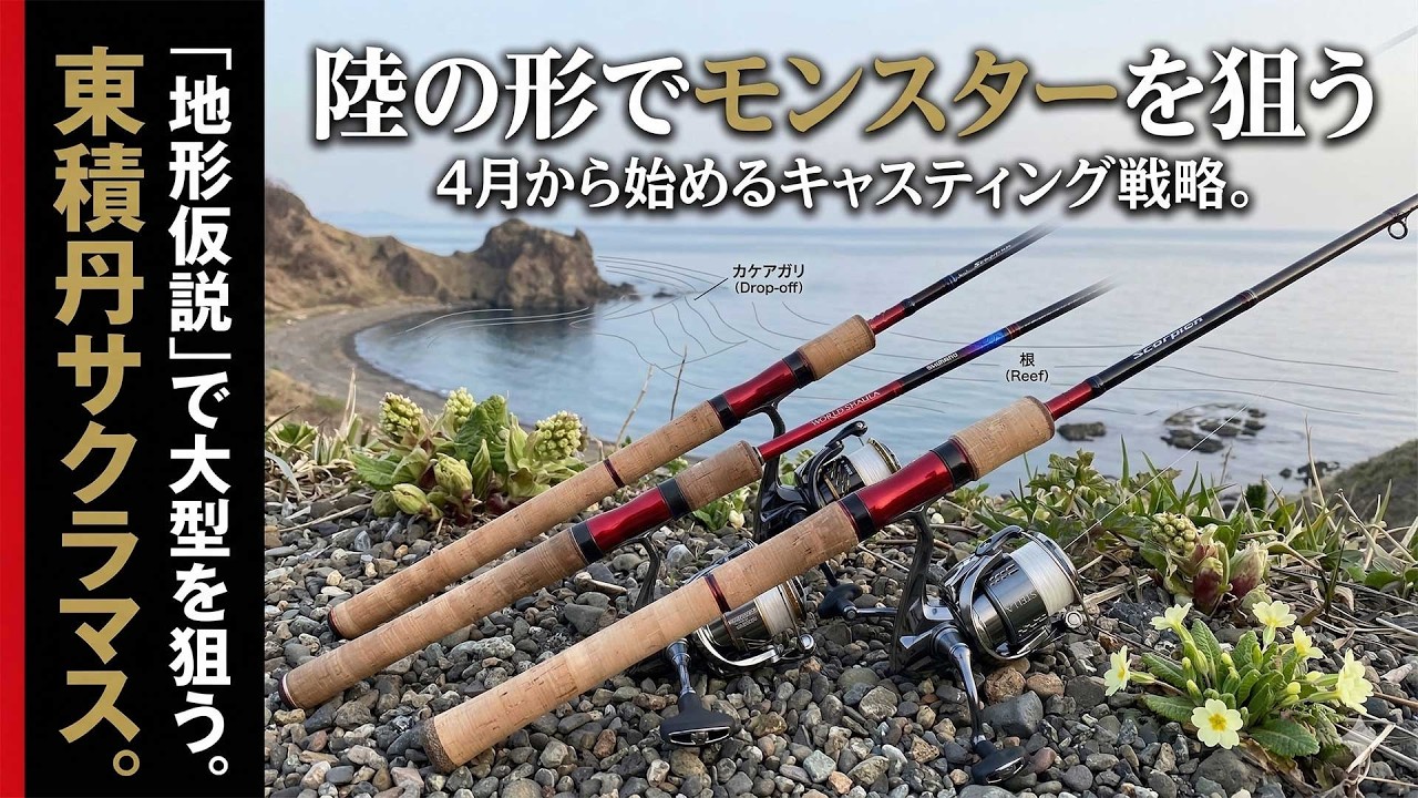 2026年サクラマス】東積丹で70cm超えを狙う！釣果を劇的に変える「地形