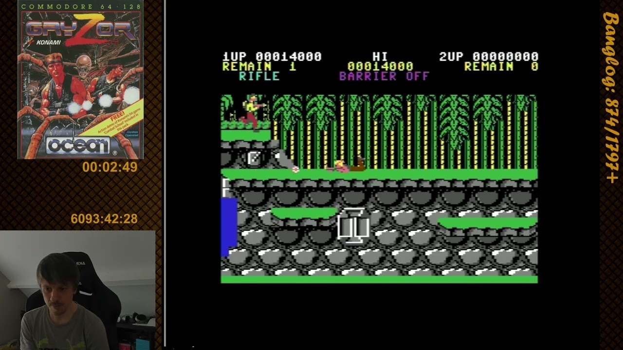 Gryzor (C64) - Full Playthrough - YouTube