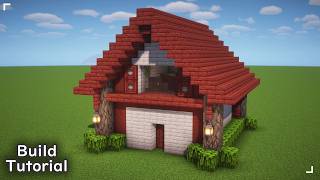 Simple Pale Oak Mangrove House Minecraft Build Tutorial