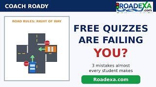 Why Free DMV Quizzes Are FAILING You — Coach Roady | Roadexa