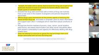 Celebrity SFPH ECHO Session 18 Didactic: Harm Reduction Profile