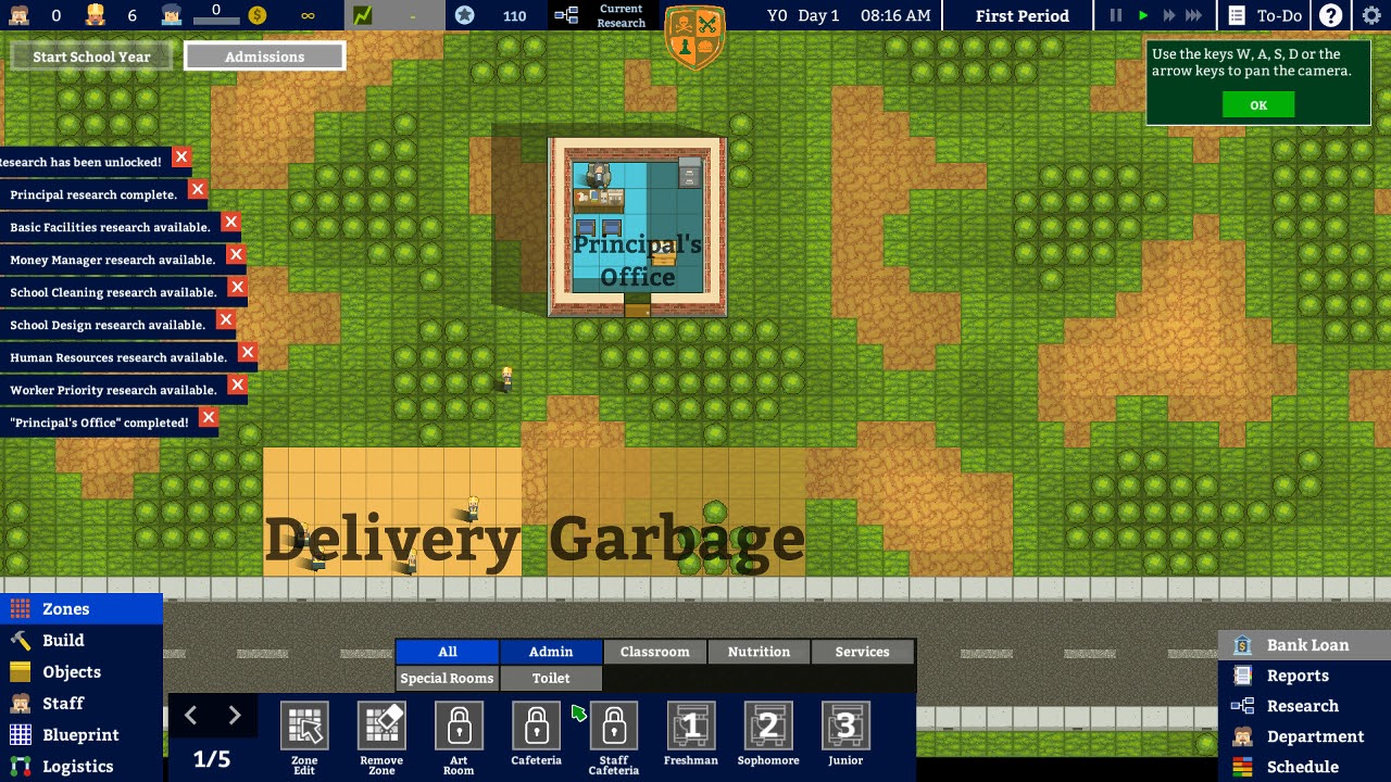 The tutorial is neat (Academia : School Simulator)