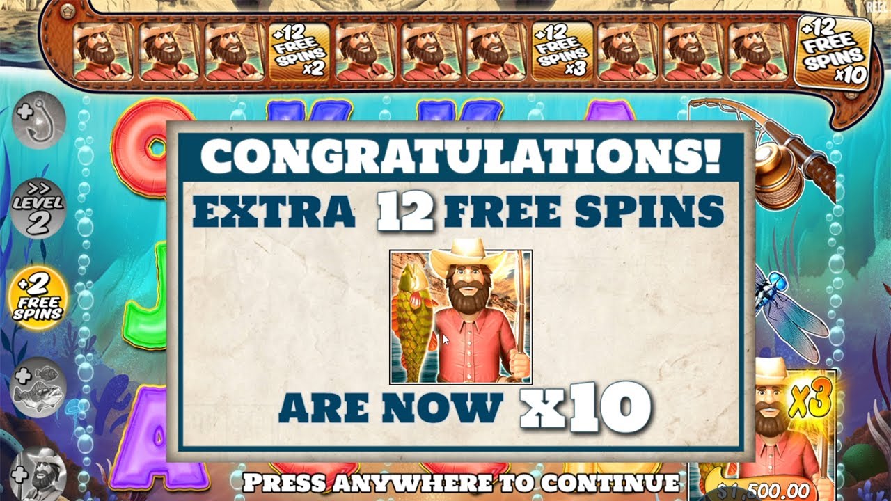 BIG BASS SPLASH - 12 FREE SPINS with x10 MULTIPLIER BIG CASINO WINS ...