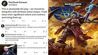 Warhammer artist threatens "angry fans"