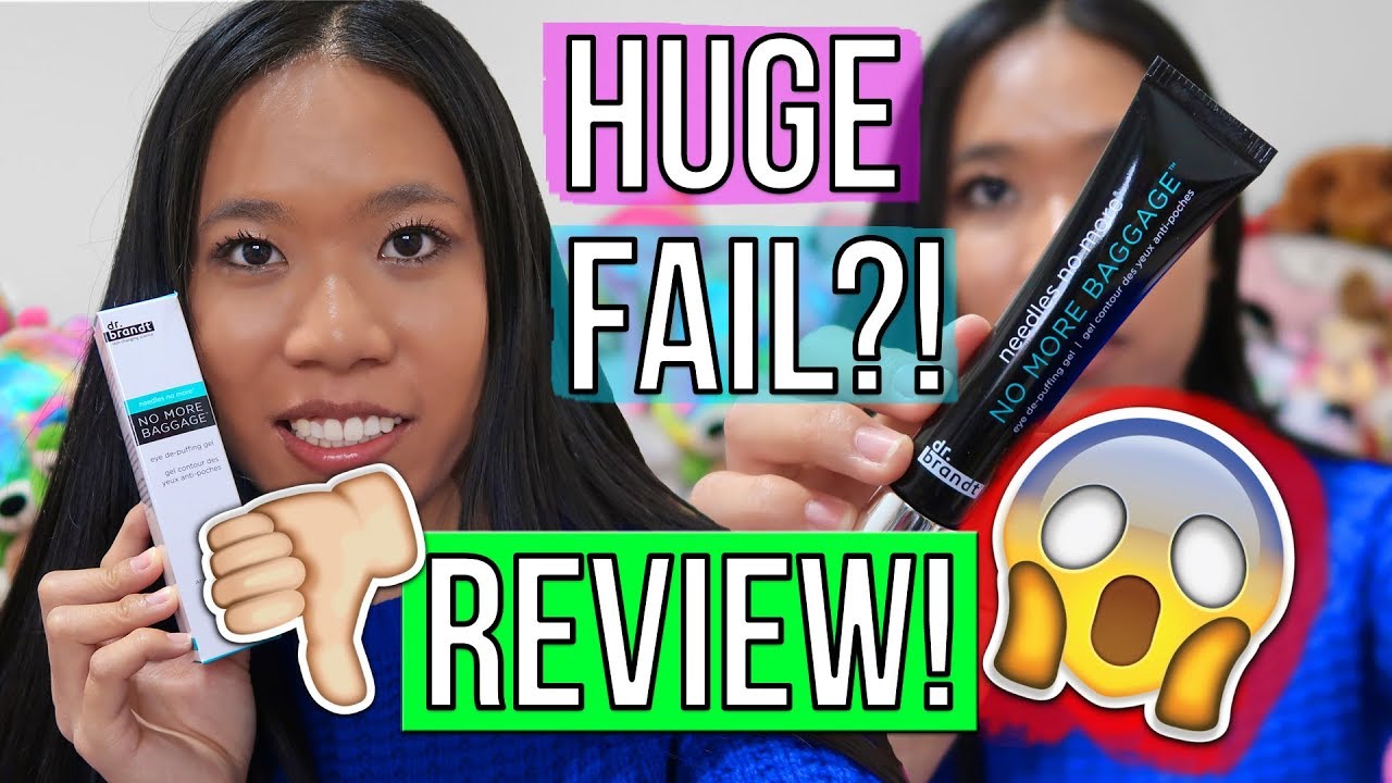 DR BRANDT NO MORE NEEDLES NO MORE BAGGAGE EYE DEPUFFING GEL FIRST  IMPRESSION REVIEW!