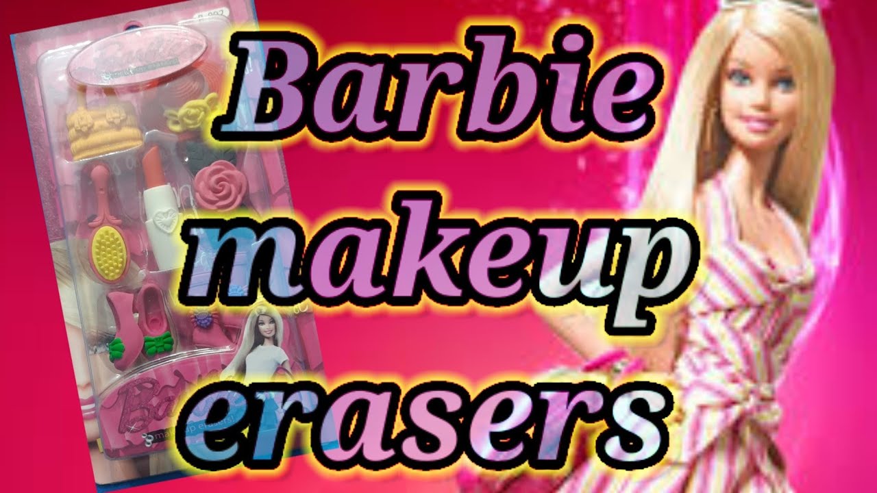 Barbies | Barbie makeup | unboxing Barbies makeup eraser kit | Barbi makeup kit | Barbies eraser kit