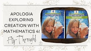 Full Apologia Exploring Creation with Mathematics Level 4! Flip-Through Update