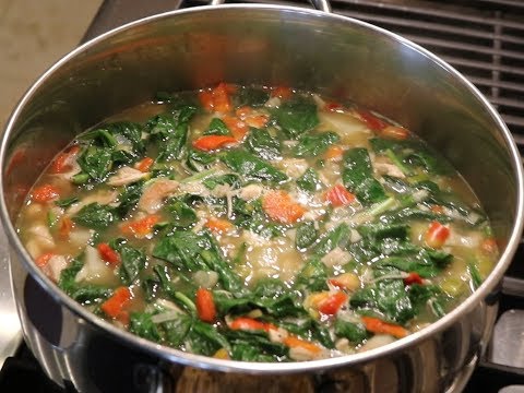 Chicken Spinach & Potato Soup