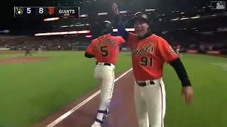 Mike Yastrzemski Walkoff GrandSlam Vs. Brewers 7/15/22