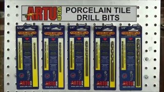 ARTU-USA PORC+ Drill Bits for Porcelain Tile