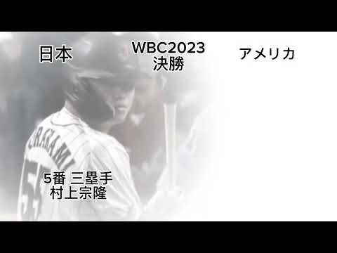 【侍ジャパン×MLB代表】ココロノナカ