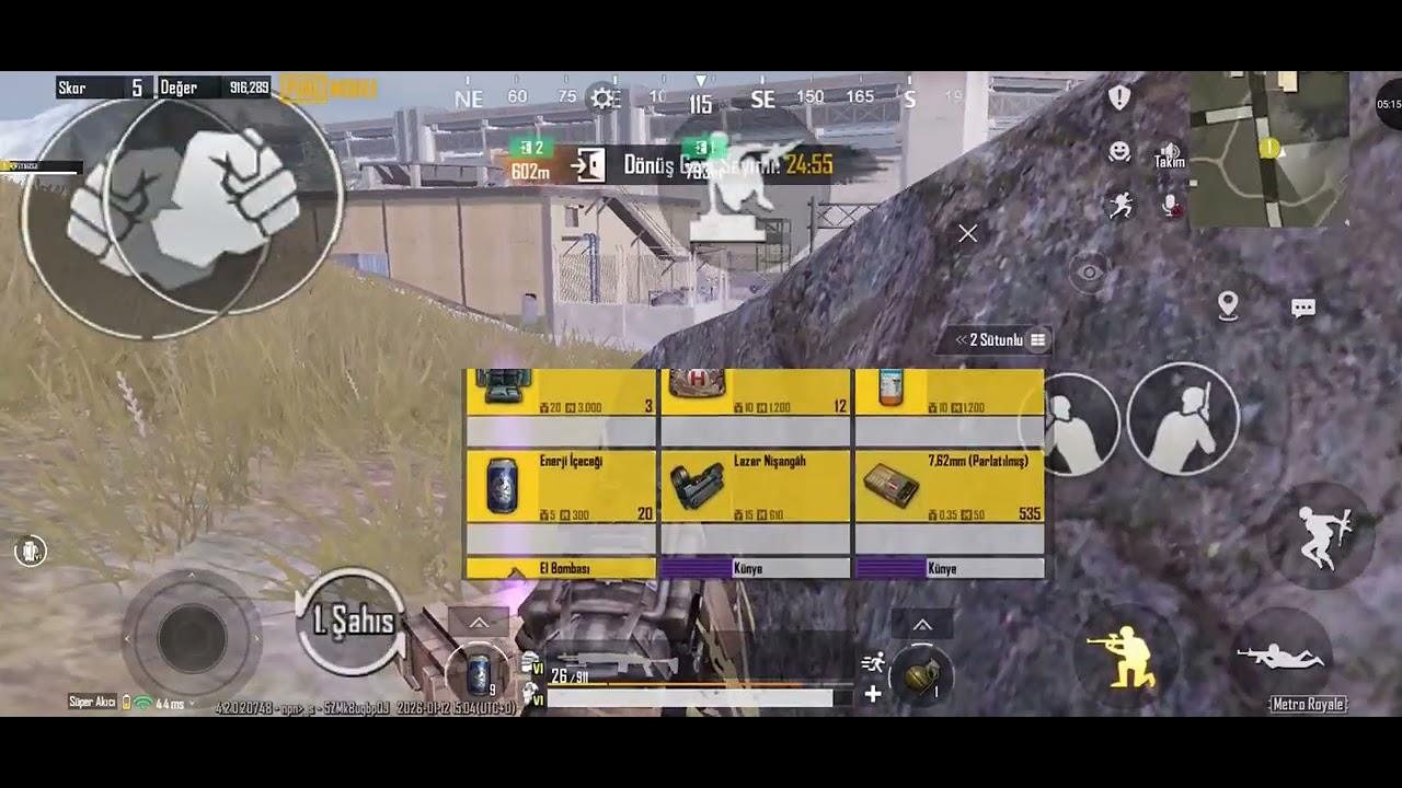 Metro royale high rush 