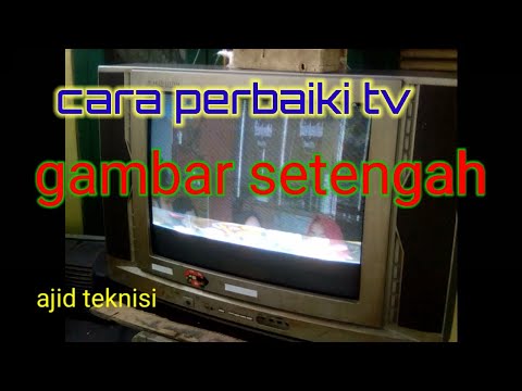 How to fix a TV with a half picture, Ajid technician, latest
