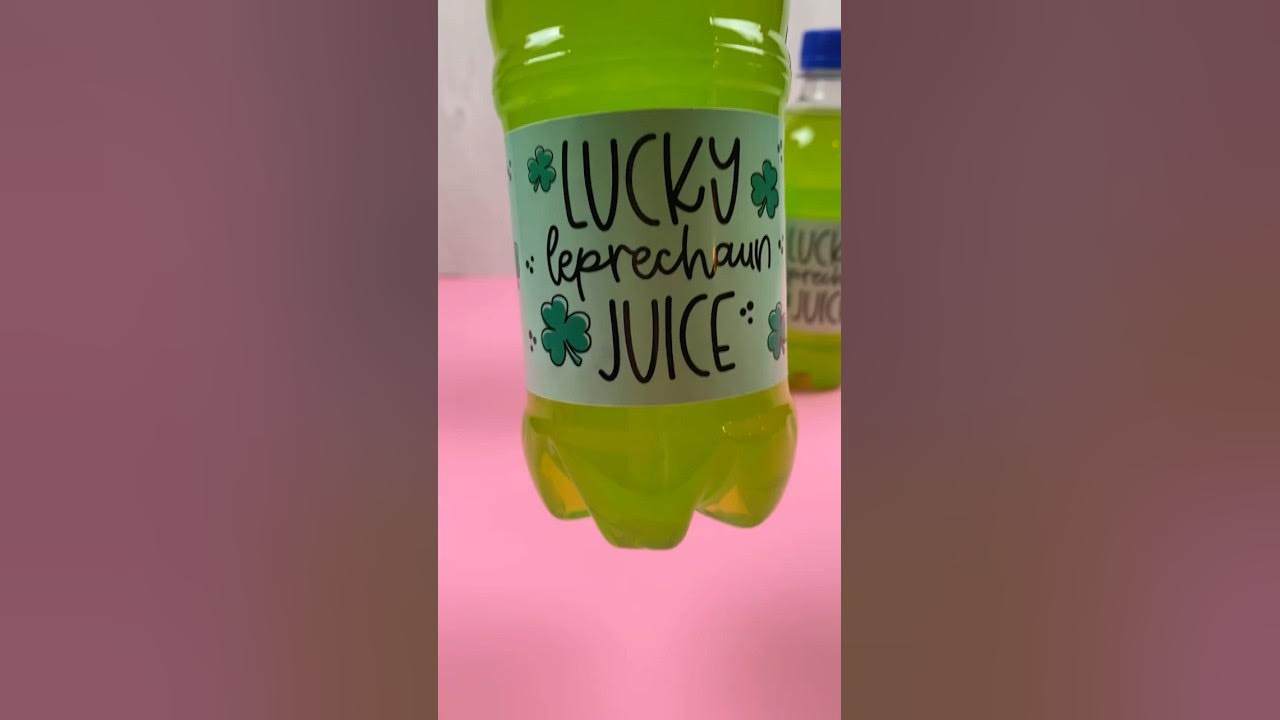 Grinch Water Bottle Label Template DIY