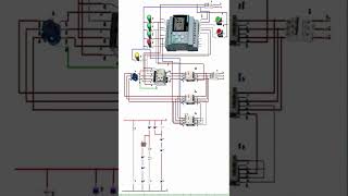 star delta plc programming ladder diagram #shorts