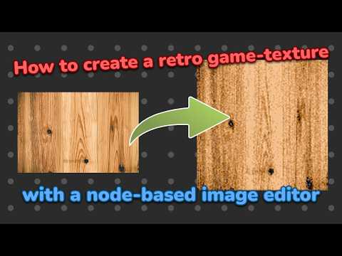 How to create a retro game-texture with a node-based image editor
