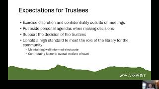 Short Trustee Orientation: Roles and Responsibilities