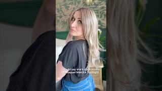 Raquel Welch dupe? Love Story in Cafe Glow Rooted 🥰#syntheticwigs