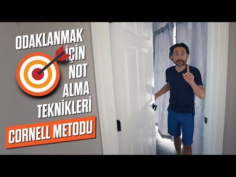 Odaklanmak için not tutma teknikleri - Cornell Metodu