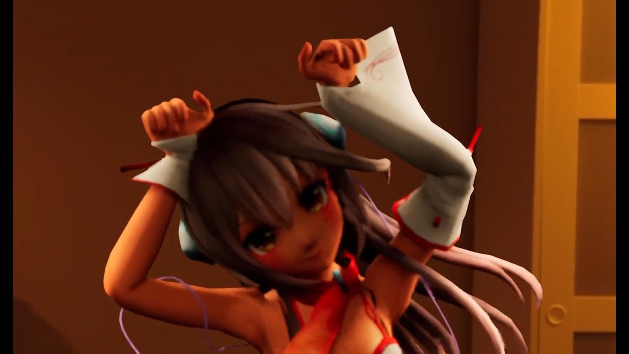 【"MMD" x UE】Retry Rendezvous | Kuuwankop Kokone【Realtime Composite】OBSBOT Camera Tracking Demo