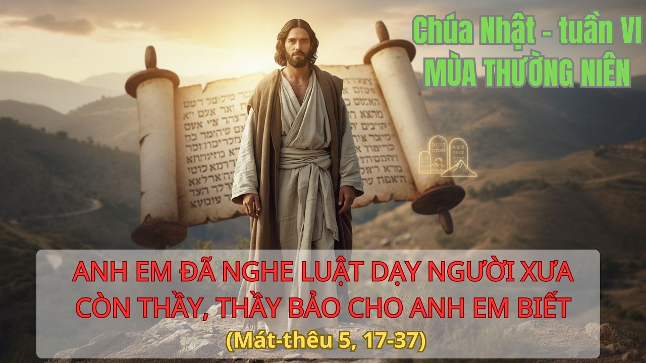 Sống Luật Bằng Con Tim | Chúa Nhật VI Thường Niên | Mát thêu 5,17–37