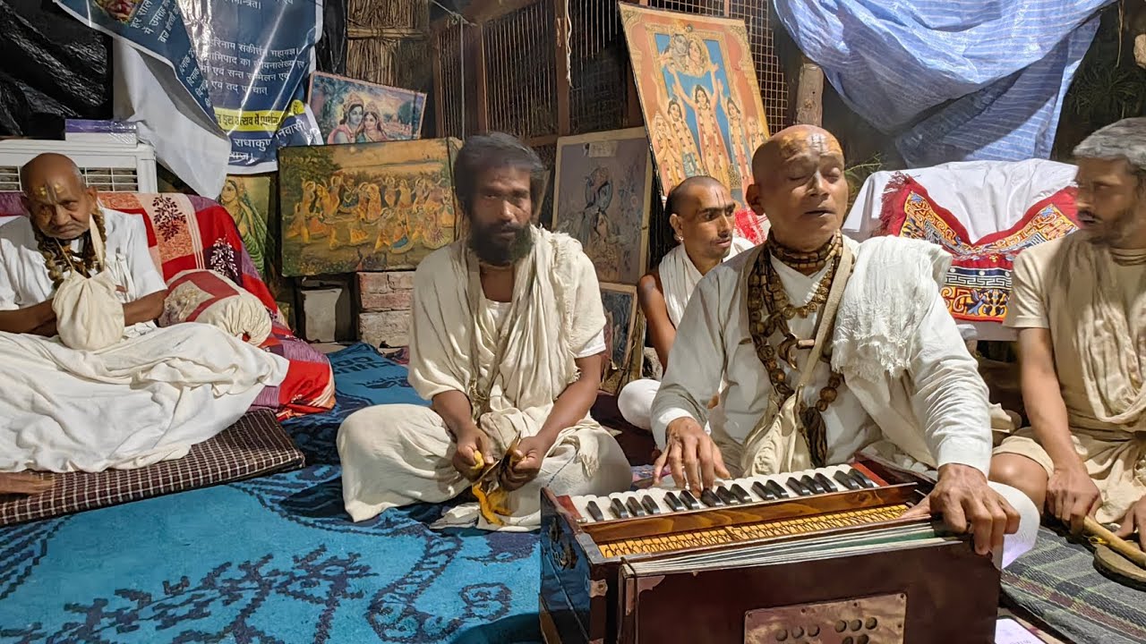 Radha kunda kirtan by Advaitananda das babaji & Pran Krishna das Babaji, 16.10.2023