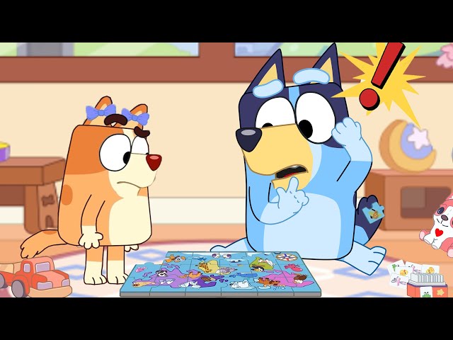 bluey and bingo - online puzzle