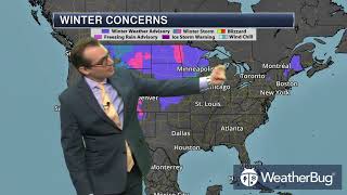 WeatherBug's National Weather Outlook   Jan 10, 2018