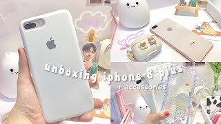 فتح علبة iPhone 8 plus 256gb ذهبي في 2022 + إكسسوارات جمالية وجذابة 🍎shopee haul | فيلبيني