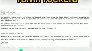 How to download the movie s in Tamil rockers ?