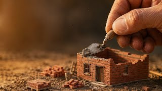 From dirt to dream house 🏡✨ Every brick, every beam, every detail — built tiny, satisfying to watch.