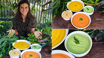 4 Delicious Soup & Dressing Recipes! FullyRaw Vegan!