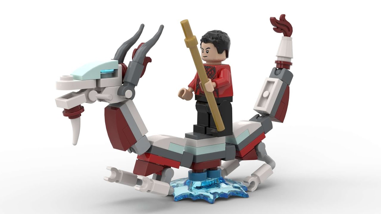 Lego 30454 Shang-Chi and The Great Protector Speed Build Studio Bricklink LDD by PLegoBB