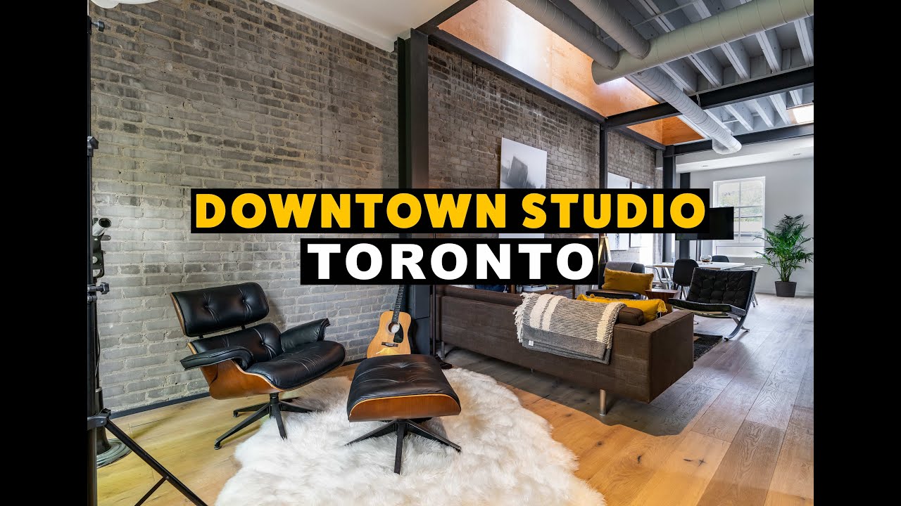 Studio In Toronto What an AMAZING STUDIO looks like in Downtown TORONTO - YouTube