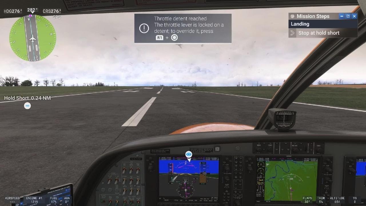 MSFS 2024 PS5 Pro: Career Mission Landing at LFBU, Western France