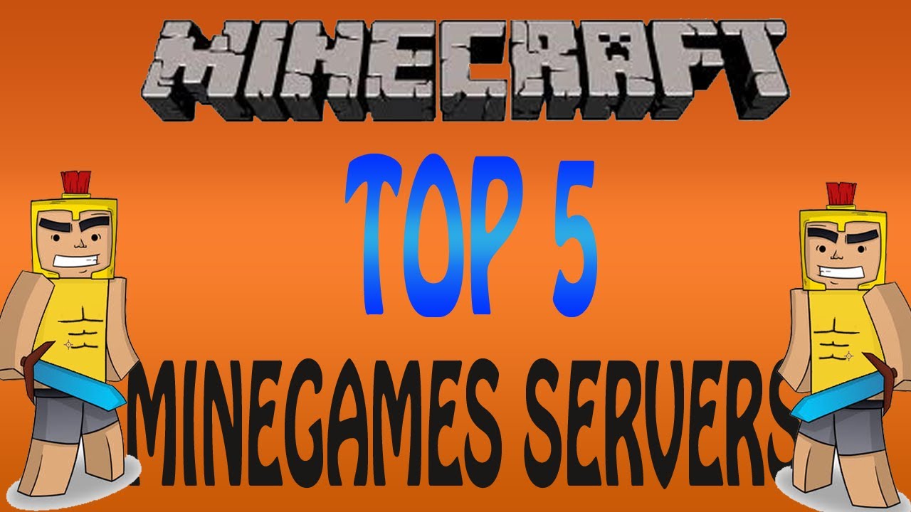 Minecraft Top 5 Minigame Servers - Best Minecraft servers 1.8 - YouTube