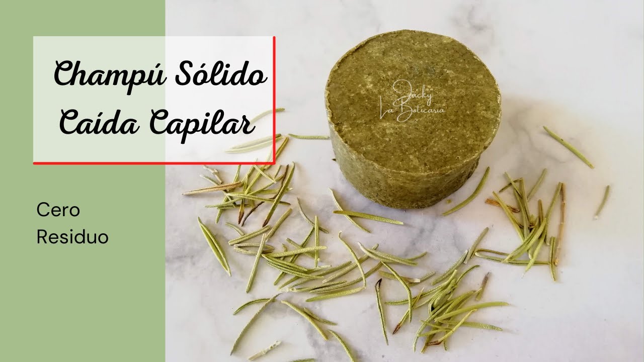 Aprende a Elaborar Champú Sólido I Fórmula Anticaída