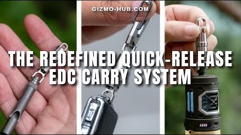 TITANER : THE REDEFINED QUICK-RELEASE EDC CARRY SYSTEM | Kickstarter | Gizmo-Hub.com