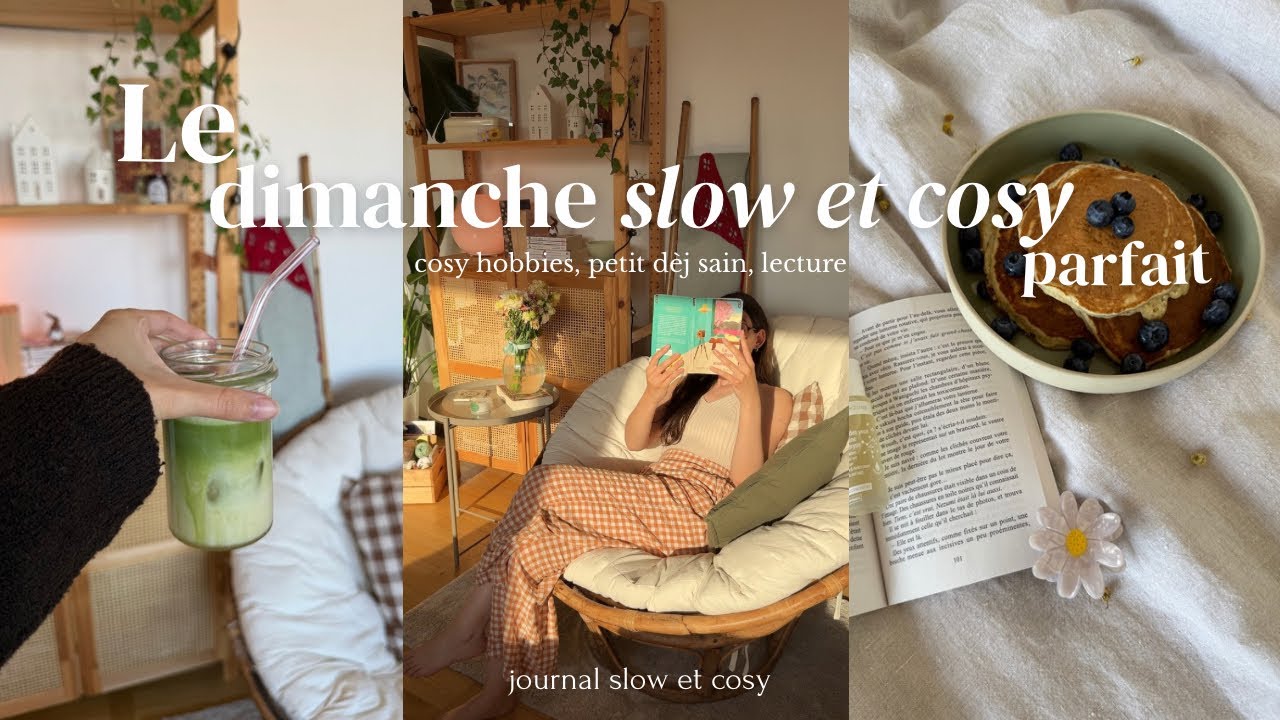 Vlog d’un dimanche cosy : routine lente, cosy hobbies et moments de calme ⭐️