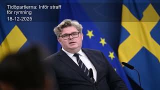Tidöpartierna: Inför straff för rymning